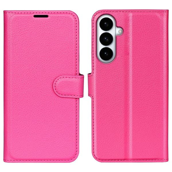 Klassisk Samsung Galaxy S26 Plus flip etui - Rose