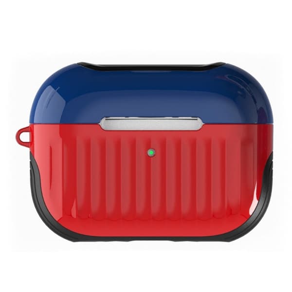 Airpods Pro 2 kuffertlignende etui - Blå / Rød