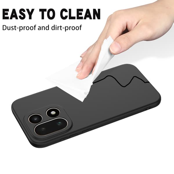 Matte Liquid OnePlus 15 silikone cover - Sort