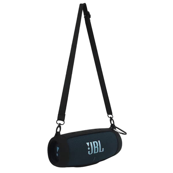 JBL Charge 5 silikoneetui + skulderrem - Sort