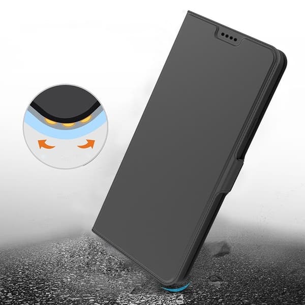 Glat og tyndt premium Google Pixel 8 Pro læderetui - Sort