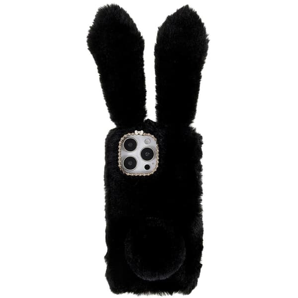 Bunny iPhone 14 Pro Max Suojakuori - Musta