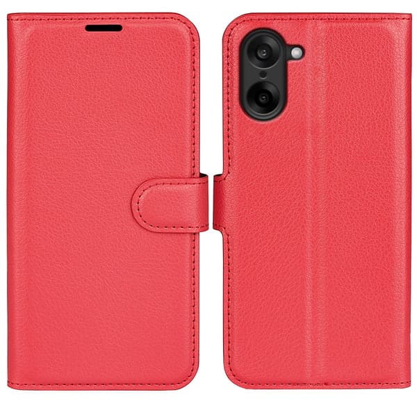 Classic OnePlus Nord CE5 flip etui - Rød