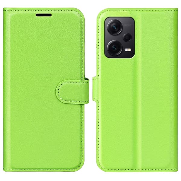 Klassisk Xiaomi Redmi Note 12 Pro Plus Flip Etui - Grøn