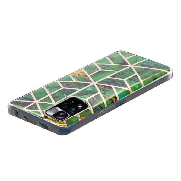 Marble Xiaomi Redmi Note 11 Pro 5G / 11 Pro Plus 5g Etui - Rhombus / Grøn