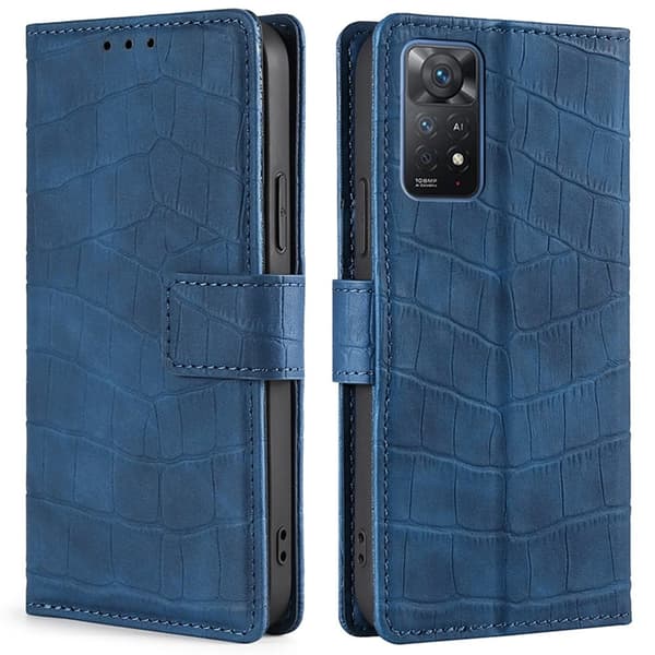 Croco Xiaomi Redmi Note 11S 5G / Xiaomi Redmi Note 11 Pro cover - Blå