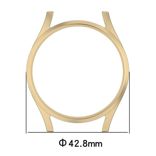 Samsung Galaxy Watch7 40mm Anti-Drop Bump Resistant Watch Case Hollow Protective Frame - Titanium
