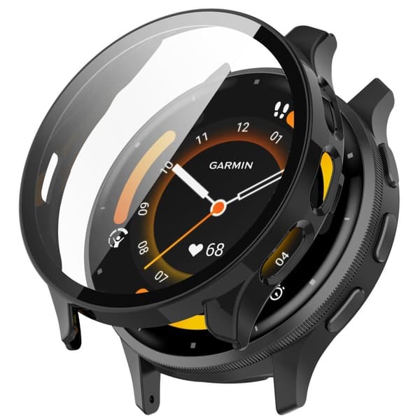 Garmin Venu 3:n suojus karkaistulla lasilla - Musta
