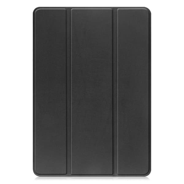 Tri-fold læderstativ-etui til Lenovo Tab M10 Plus (Gen 3) - Sort