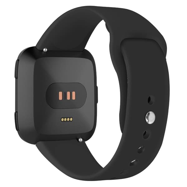 Fitbit Versa Lite silikoneurrem - størrelse: S / sort