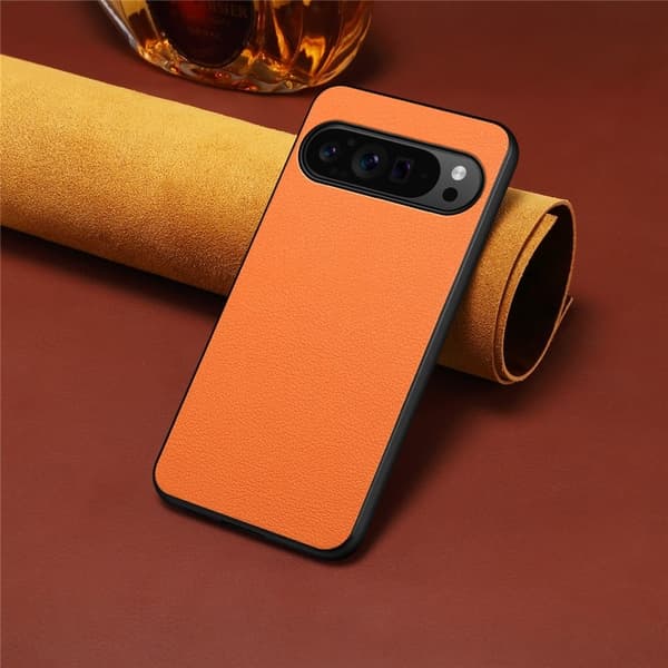 Mat og elegant tekstureret Google Pixel 10 Pro / Google Pixel 10 cover - Orange