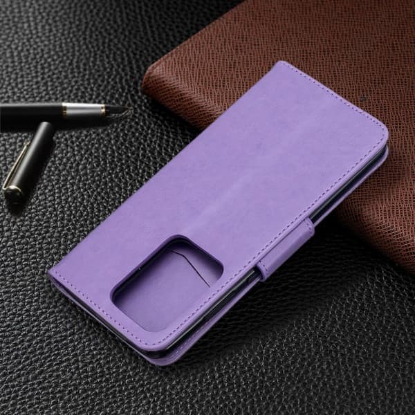 Butterfly Samsung Galaxy S20 Ultra flip etui - Lilla