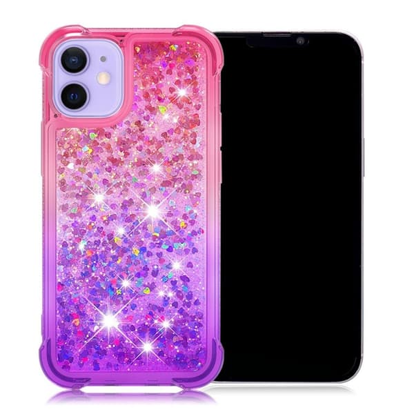 Princess iPhone 13 Mini deksel - Rosa / Lilla