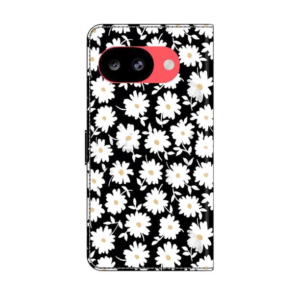 Wonderland Google Pixel 10a flip-etui - Blomster
