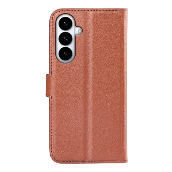 Classic Samsung Galaxy S26 Plus flip etui - Brun