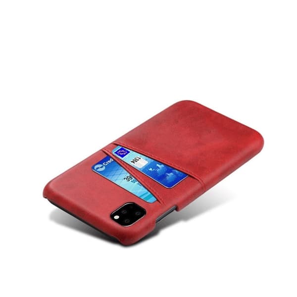 Dual Card iPhone 11 Pro Max deksel - Rød