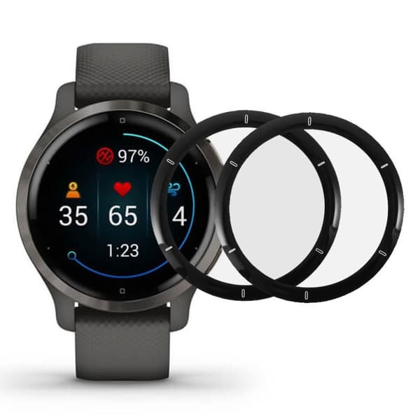 2Pcs Garmin Venu 2S PMMA näytön suojus