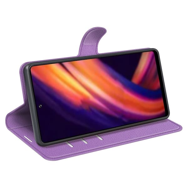 Classic Motorola Edge 30 Pro / Edge X30 Flippetui - Lilla