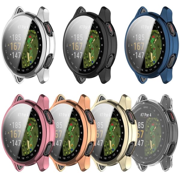 Garmin Approach S50 Watch Case Soft Flexible Protective Deksel - Sølv
