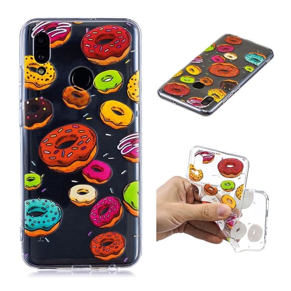 Huawei P Smart 2019 mønstret etui - Donut