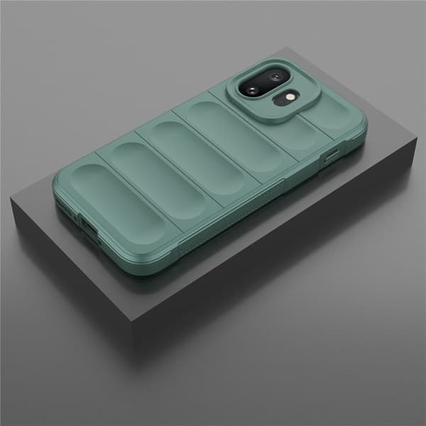 Blødt grebsformet OnePlus 15T cover - Grøn