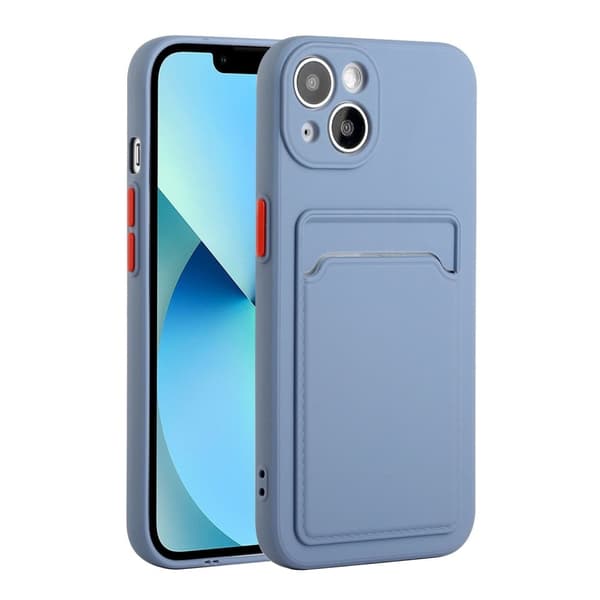 Kortholdercover til iPhone 13 - Blå