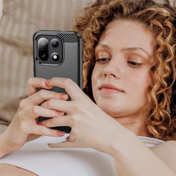 Carbon Flex OnePlus 15 deksel - Svart