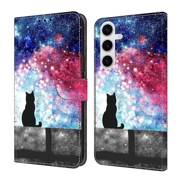 Wonderland Samsung Galaxy S26 Plus flip etui - Stjernehimmel Kat