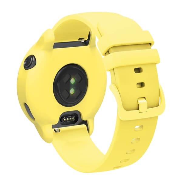 GarminActive 6 Watch Band Silicone Replacement Strap with Protective Case - Gul