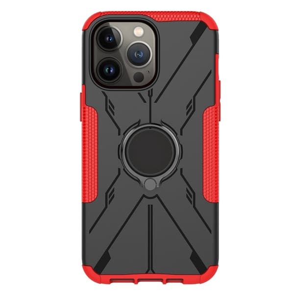Magneettikannatin iPhone 14 Pro Max -puhelimelle - Punainen