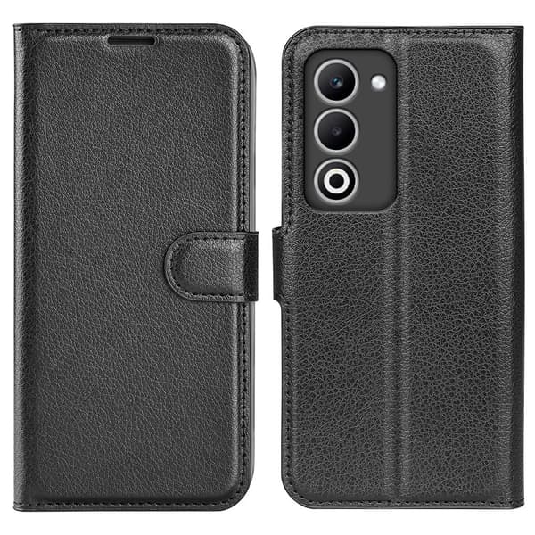 Classic Oppo A5 flip kuoret - Musta