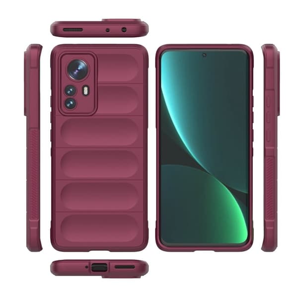 Mjukt greppformat Xiaomi 12S Pro / Xiaomi 12 Pro skal - Röd