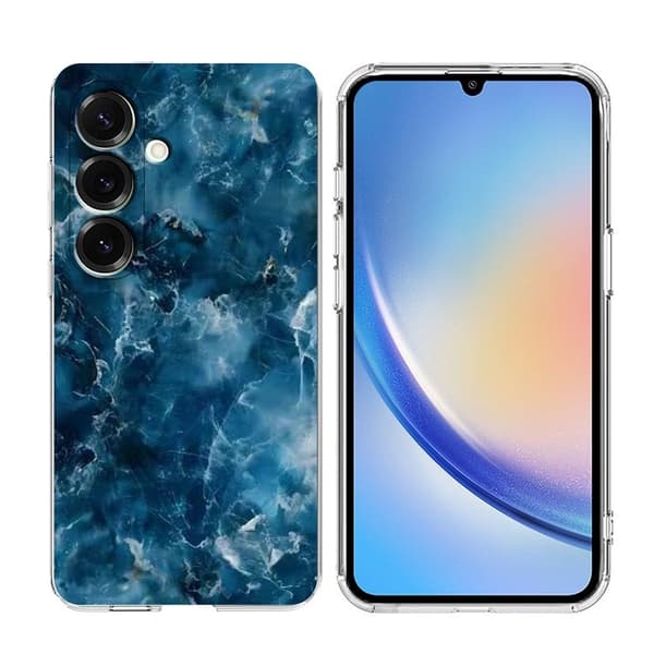 Abstract Samsung Galaxy A54 kotelot - Harmaa
