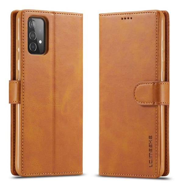 LC.Imeeke Samsung Galaxy A52 5G Flippetui - Brun