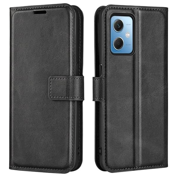 Læretui med Lommebok til Xiaomi Redmi Note 12 - Svart