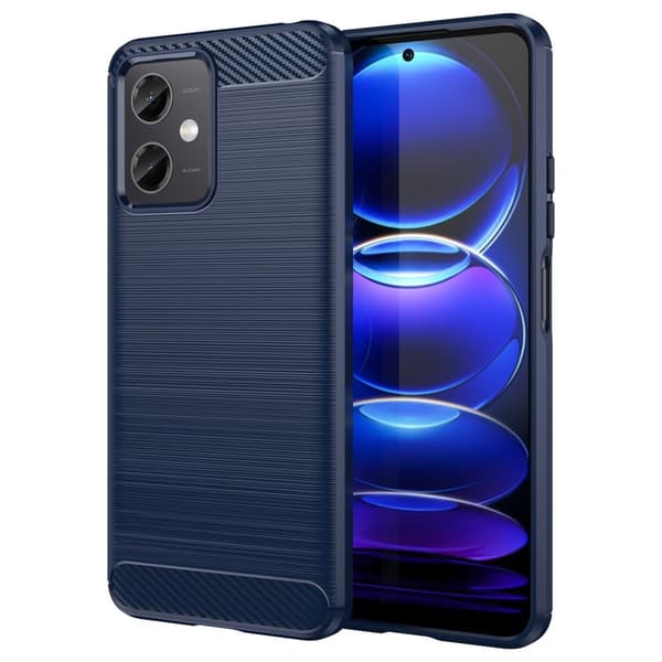 Carbon Flex Etui Xiaomi Redmi Note 12 - Blå