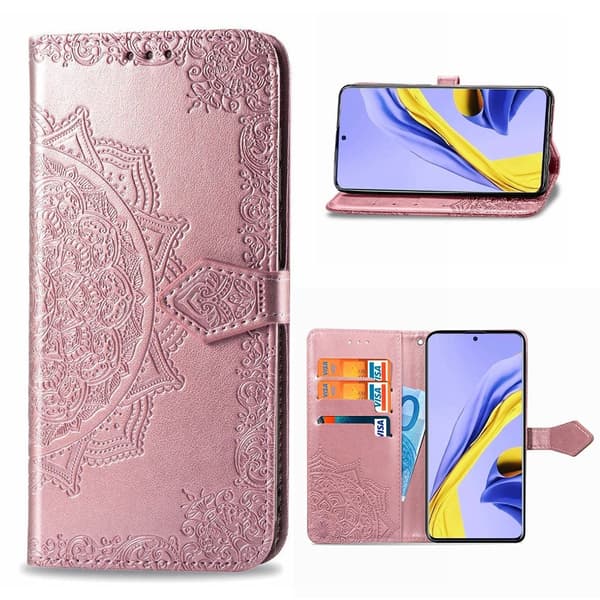 Mandala Samsung Galaxy A51 veske - Rose gull
