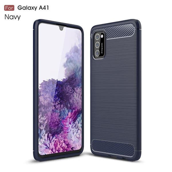 Carbon Flex Samsung Galaxy A41 skal - Blå