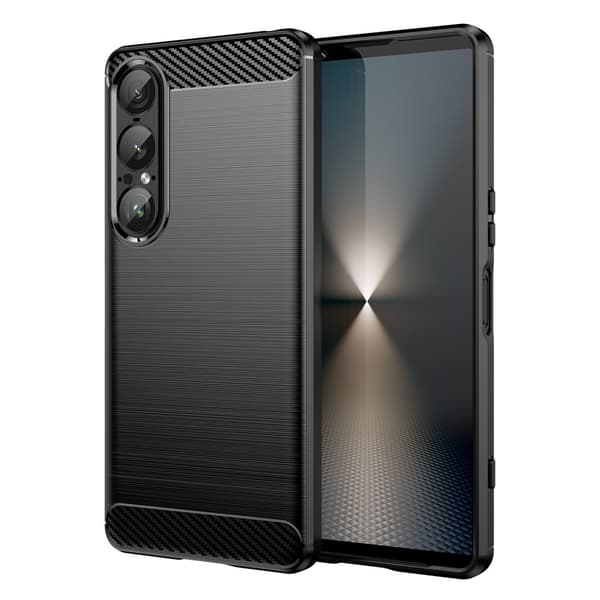 Carbon Flex Sony Xperia 1 VII cover - Sort