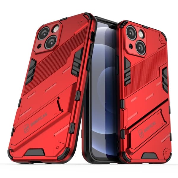 Støtsikkert hybriddeksel for iPhone 13 Mini - Rød