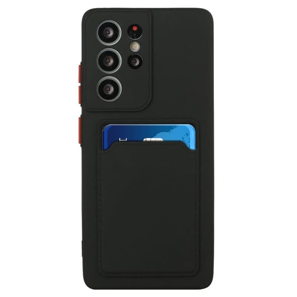 Kortholder cover til Samsung Galaxy S24 Ultra - Sort