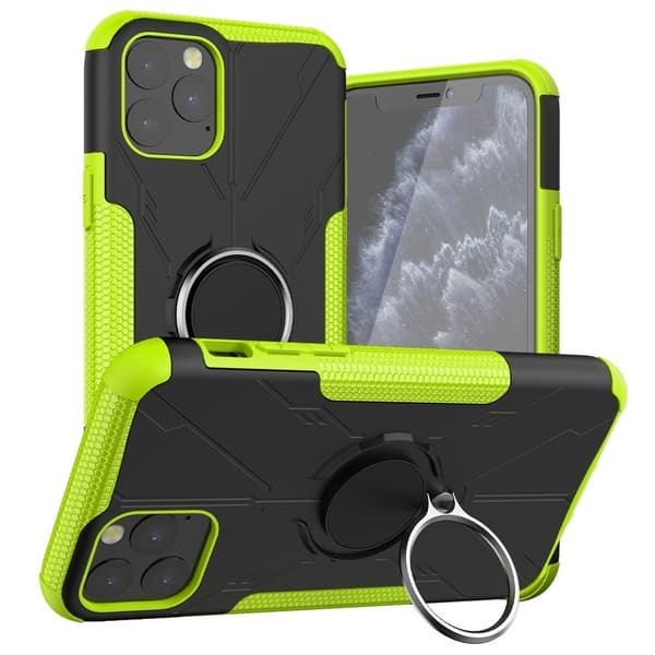 Kickstand-deksel med magnetisk ark for iPhone 11 Pro Max - Grønn