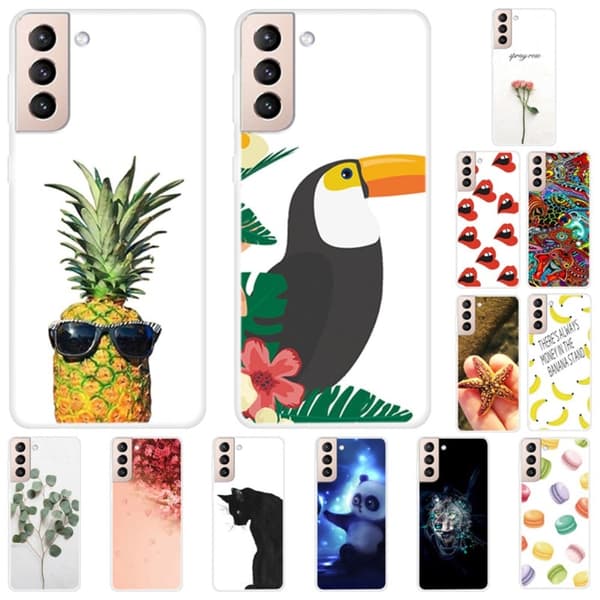 Deco Samsung Galaxy S22 cover - Sort