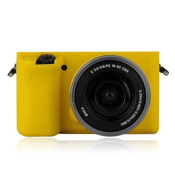 Sony Alpha A6300/A6000 fleksibel blød silikone etui - Gul