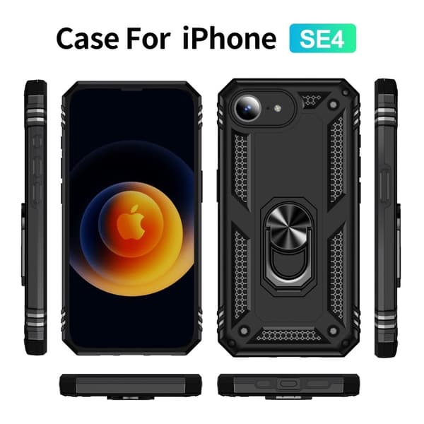 Bofink Combat iPhone 16e cover - Sort