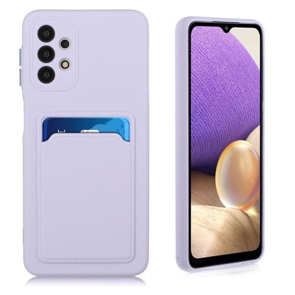 Card Holder Cover til Samsung Galaxy A32 - Lilla