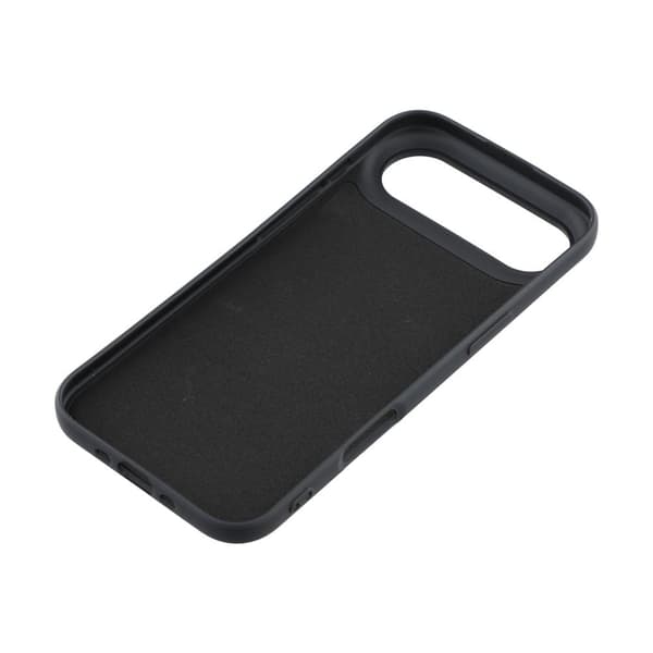Mikrofiberforet blødt gummi iPhone Air cover - Sort