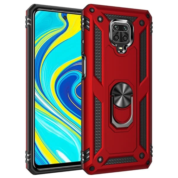 Bofink Combat Xiaomi Redmi Note 9 Pro / 9s Etui - Rød
