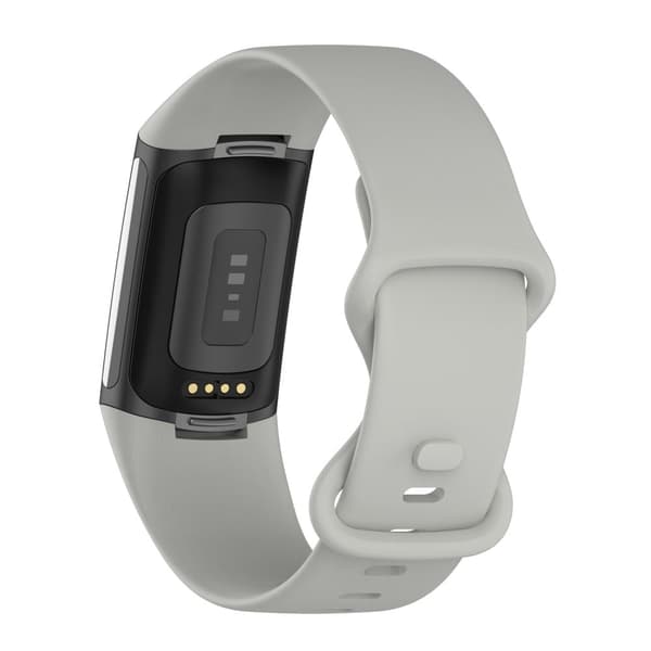Fitbit Charge 5 enkel fleksibel urrem - Grå / Størrelse: S