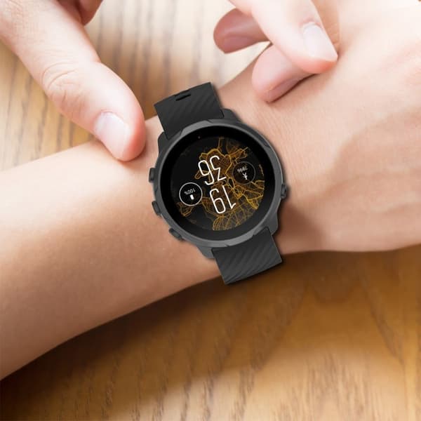 24 mm silikoneurrem til Suunto-enhed - Hvid